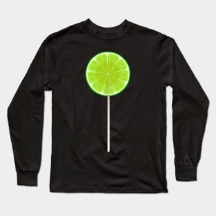 Lime Slice Lollipop Long Sleeve T-Shirt